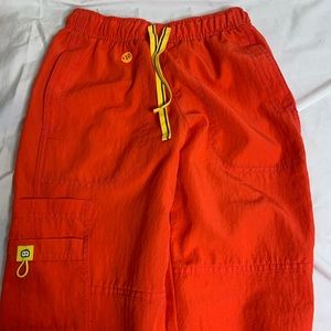 bright pink flow pants